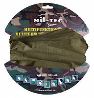 Головний убір багатофункціональний Баф Олива Mil-Tec MULTI FUNCTION HEADGEAR OLIV (12216001)