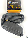 Велокамера 28х1.75 - 2.125 AV 48 Black Cat Антипрокольна з гелем. Велосипедна камера 28 антипрокольна, фото 3
