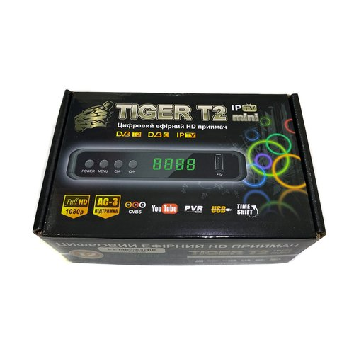 Цифровий ефірний ресивер Tiger T2 Mini IPTV