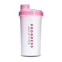 Шейкер Progress Nutrition Shaker 700 ml бело-розовый