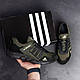 Чоловічі літні кросівки сітка Adidas (Адідас) Terrex, кеди повсякденні чорні хакі. Чоловіче взуття, фото 7