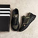 Чоловічі літні кросівки сітка Adidas (Адідас) Terrex, кеди повсякденні чорні хакі. Чоловіче взуття, фото 10