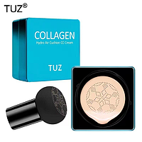 Тональний крем-кушон для обличчя зі спонжем TUZ Collagen Hydro Air Cushion CC Cream, 15 г AN