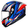 МОТОШОЛОМ ЗАКРИТИЙ AGV K6 S - SLASHCUT BLACK/BLUE/RED, фото 2