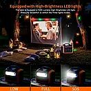 Портативна електростанція SOUOP UPP-1200 (310000 mAh) з 2 сонячними панелями по 100 Вт, фото 7