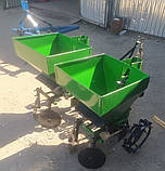 Картоплесаджалка дворядна 90л Plus 1Т з баками для добрива, фото 3