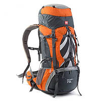 Рюкзак туристический (прочный) Naturehike Hiking Backpack 70 л. оранжевий, Алюминиевая рама