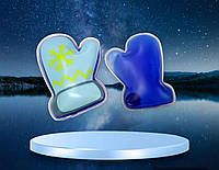 Кишенькові грілки для рук FILFIA для зігрівання пальців взимку, багаторазові(блакитний)