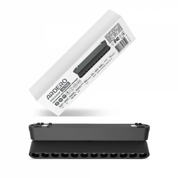 LED світильник трековий Ardero MGU400F 12W 4000К чорний 7966
