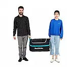 Сумка-баул для кемпінгу Naturehike 110 л, чорна, фото 3