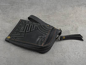 Міні-гаманець кардхолдер на блискавці 'Плин часу'
