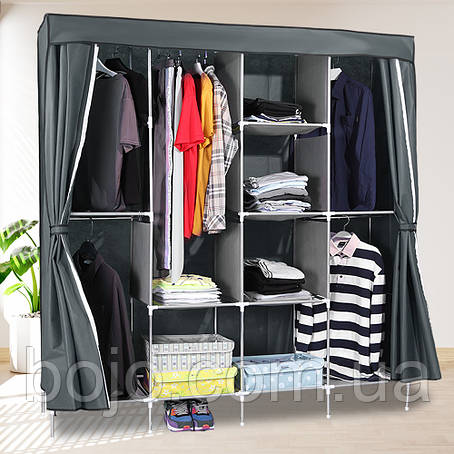 Складана тканинна шафа Storage Wardrobe 88165 на 4 секції (N-2), фото 1