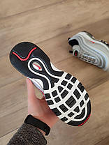 Nike Air Max *97 GREY Кросівки текстиль СІРНІ зі світловідбивними елементами, фото 6