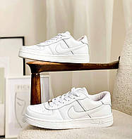 Кроссовки Nike Air Force 1 Low white унисекс белые Найк Аир Форс белые кроссовки Найк Форсы унисекс