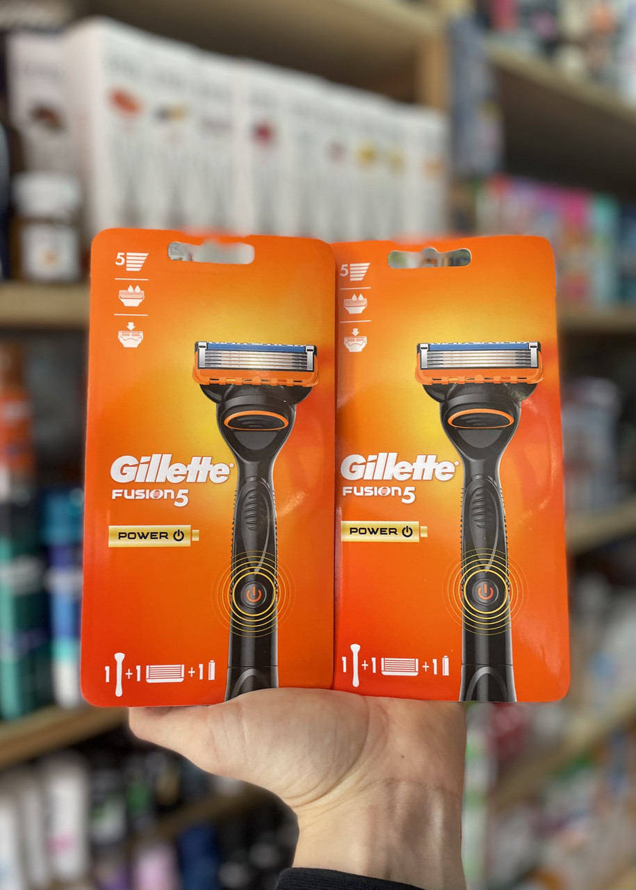 Бритва Gillette Fusion 5 Power (1 станок 1 картридж 1 батарейка), фото 1