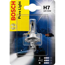 Автомобільна лампа Bosch Pure Light H7 12 V 55 W (1987301012)