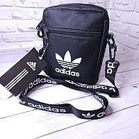 Сумка через плече adidas Originals Festival Чорна Унісекс, барсетка адідас, сумочка месенджер