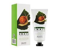 Крем для рук с экстрактом муцина улитка Jigott Real Moisture Snail Hand Cream 100 мл