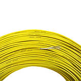 Провід 28 AWG силіконовий QianJia Жовтий - 1 метр погонний, фото 8