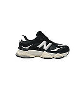 Мужские кроссовки New Balance 9060 Black/White (черно-белые) демисезонные спортивные стильные кроссы D497 НБ