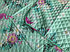Літня ковдра-покривало 172х205см Лелека Текстиль Рожевий фламінго, фото 6
