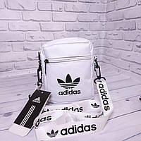 Сумка через плечо adidas Originals Festival Белая Унисекс, барсетка адидас, сумочка мессенджер