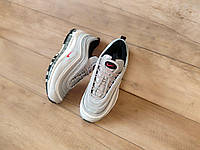 Nike Air Max *97 GREY Кроссовки текстиль СЕРЫЕ со светоотражательными элементами 40