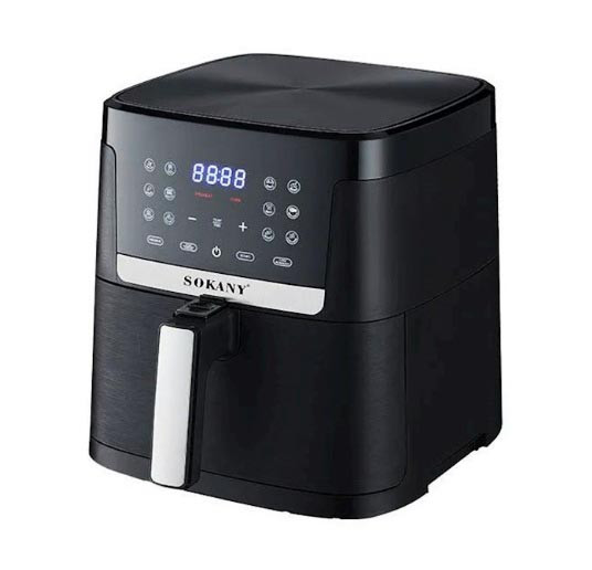 Аерофритниця аерогриль безмасляна Sokany SK-10004 8,5 л електрична сенсорна фритюрниця 1800 Вт