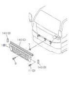 Решетка кабины передняя ISUZU NQR71