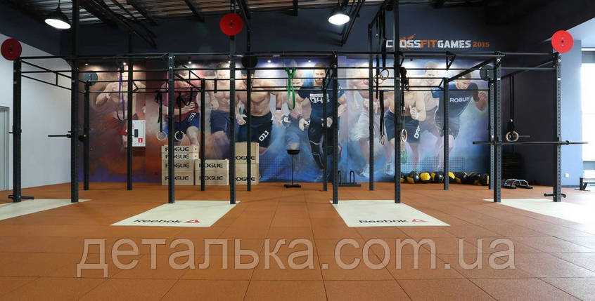 Тротуарна гумова плитка 500*500 мм завтовшки 30 мм., фото 3