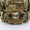 Рюкзак тактичний 55 л, (55х40х25см), B08, з підсумками, мультикам / Військовий штурмовий рюкзак на MOLLE, фото 8