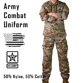 Комплект уніформи, Розмір: Medium Long, Army Combat Uniform (USA), Колір: OCP Scorpion W2