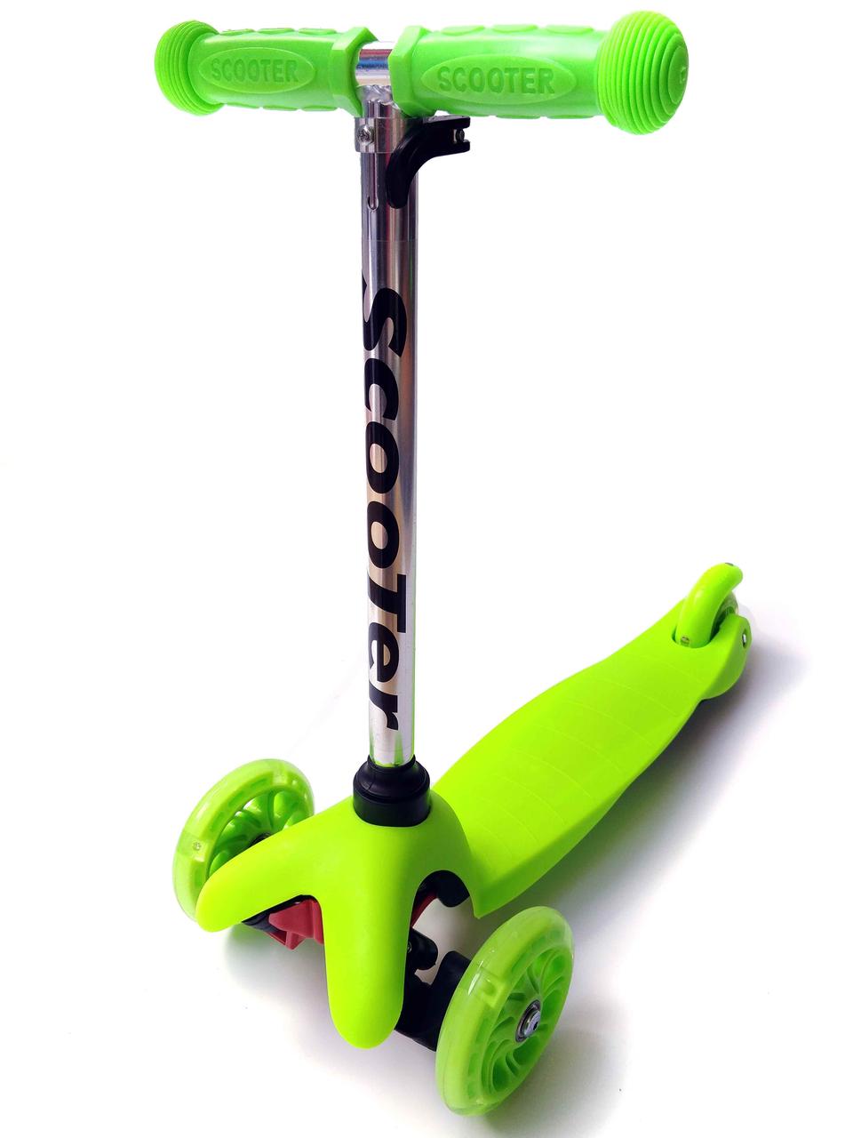 Дитячий самокат Scooter світяться колеса, Авес-7, фото 1