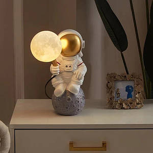 Настільна лампа Astronauts 1xG9 White + Gold + Red