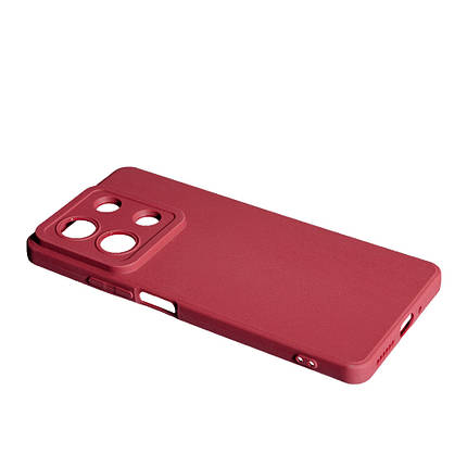 Силіконовий чохол SMTT для Xiaomi Redmi Note 13 (5G) Bordo, фото 1
