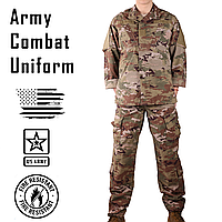 Огнестойкий комплект униформы, Размер: Medium Long, Army Combat Uniform, Field (USA), OCP Scorpion W2 (FR)