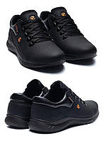 Мужские кожаные кроссовки Е-series biom, спортивные мужские кожаные туфли черные, кеды. Мужская обувь