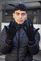 Перчатки трансформер мужские Touch черные, сенсорные перчатки, зимние теплые перчатки SNAP