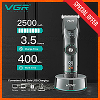 Тримери та машинки для стриження волосся VGR Машинка для стриження на акумуляторі Тример для гоління