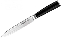 Нож Универсальный из нержавеющей стали Bollire 12.5 см, кухонный нож с ручкой из дерева SNAP