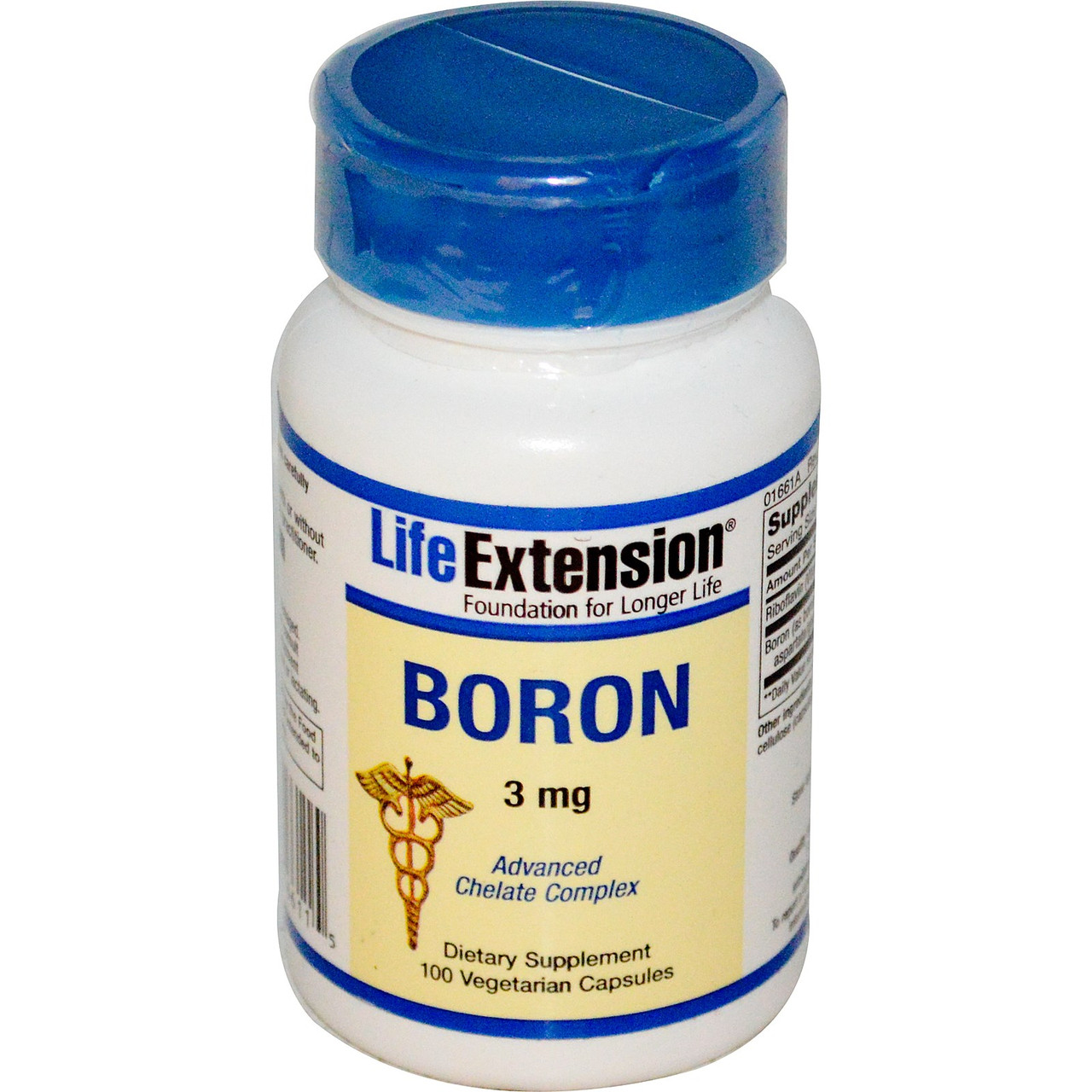 Бор, Life Extension, 3 мг, 100 капсул, фото 1