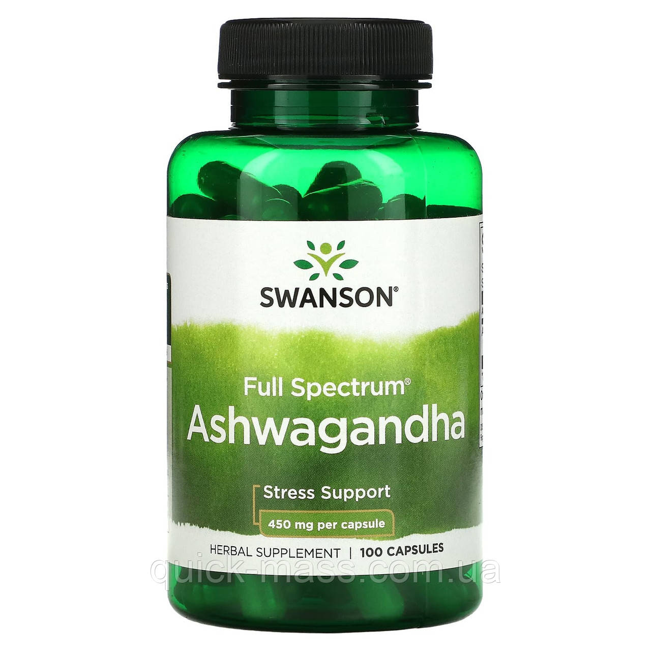 Ашваганда Swanson Ashwagandha 450 mg 100 капсул, фото 1