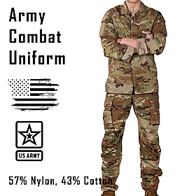 Комплект уніформи, Розмір: Small Short, Army Combat Uniform Hot Weather IHWCU (USA), Колір: OCP Scorpion W2