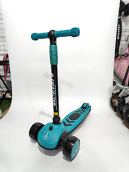 Дитячий складаний музичний самокат Scooter Авес-7