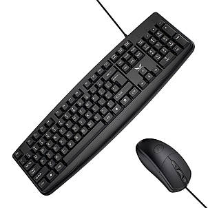 Клавіатура та миша Zerodate LD802 (ENG) Black, фото 1