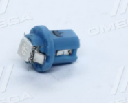 Лампа LED панелі приладів, подсветкa T5B8,5d-кнопок 02 (1SMD) W1.2W B8.5d 24V блакитна
