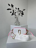 Marc Jacobs The Snapshot White/Pink 21 х 12.5 х 7 см