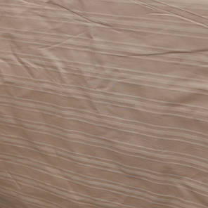 Однотонний бежевий страйп-сатин мультисмужка 220 см рулон (50 м) щільна постільна тканина 100% бавовна, фото 3