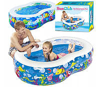 Садовый надувной бассейн для детей 175x109см SunClub JL10118 Shop UA