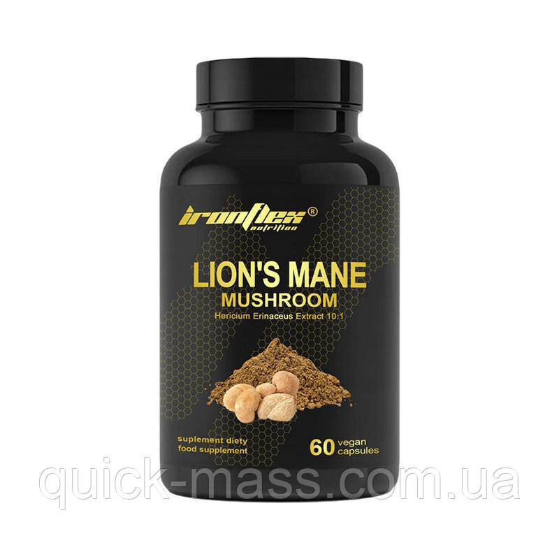 Їжовик Гребінчастий (левова грива) Ironflex Lion's Mane Mushroom 60 caps